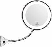Dermarolling Flexibele Make-up Spiegel - 10x zoom Inclusief LED Verlichting