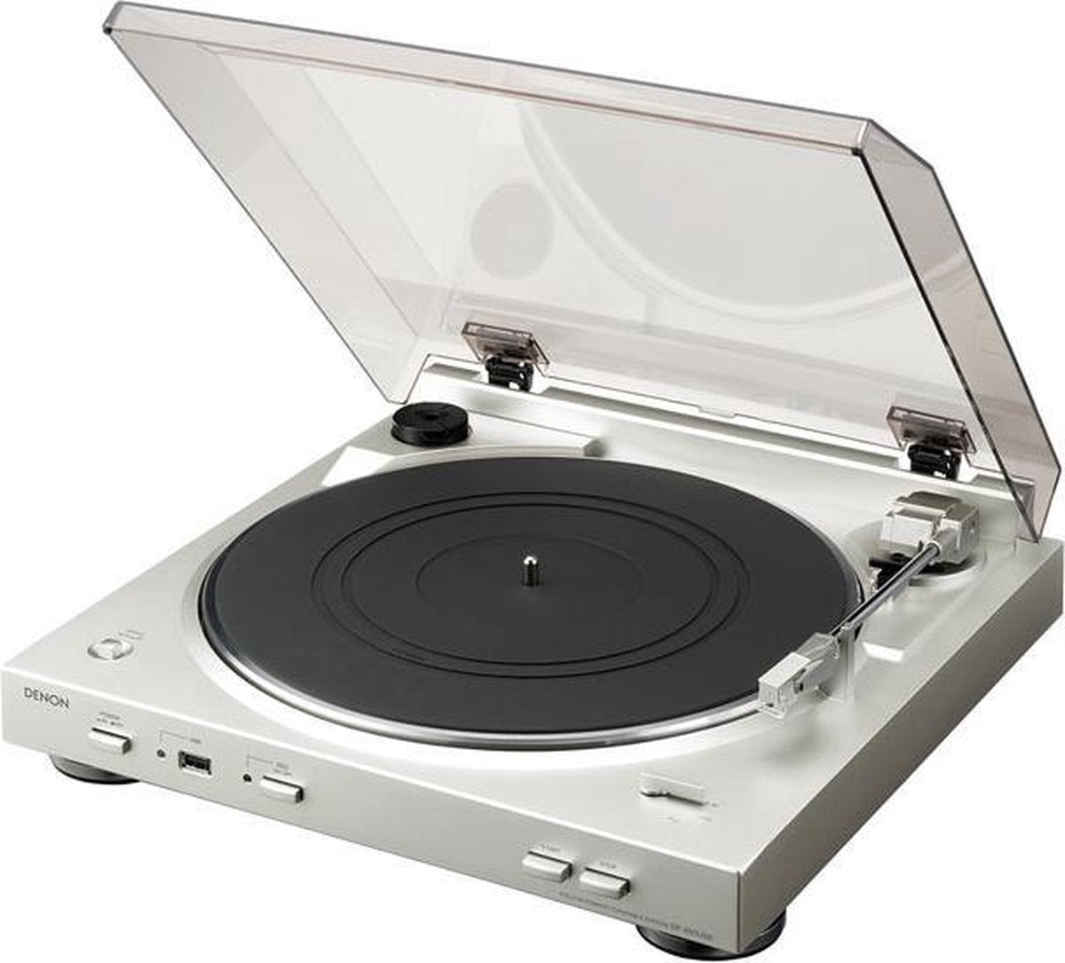 Denon DP-200USB - Platenspeler - Zilver