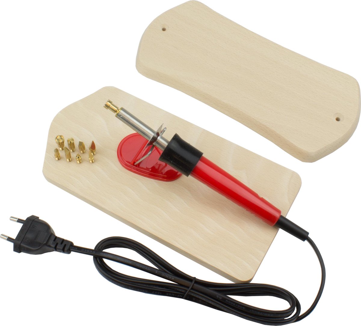 Pebaro Houtbrander set Basis met 2 Houten Plankjes A040063