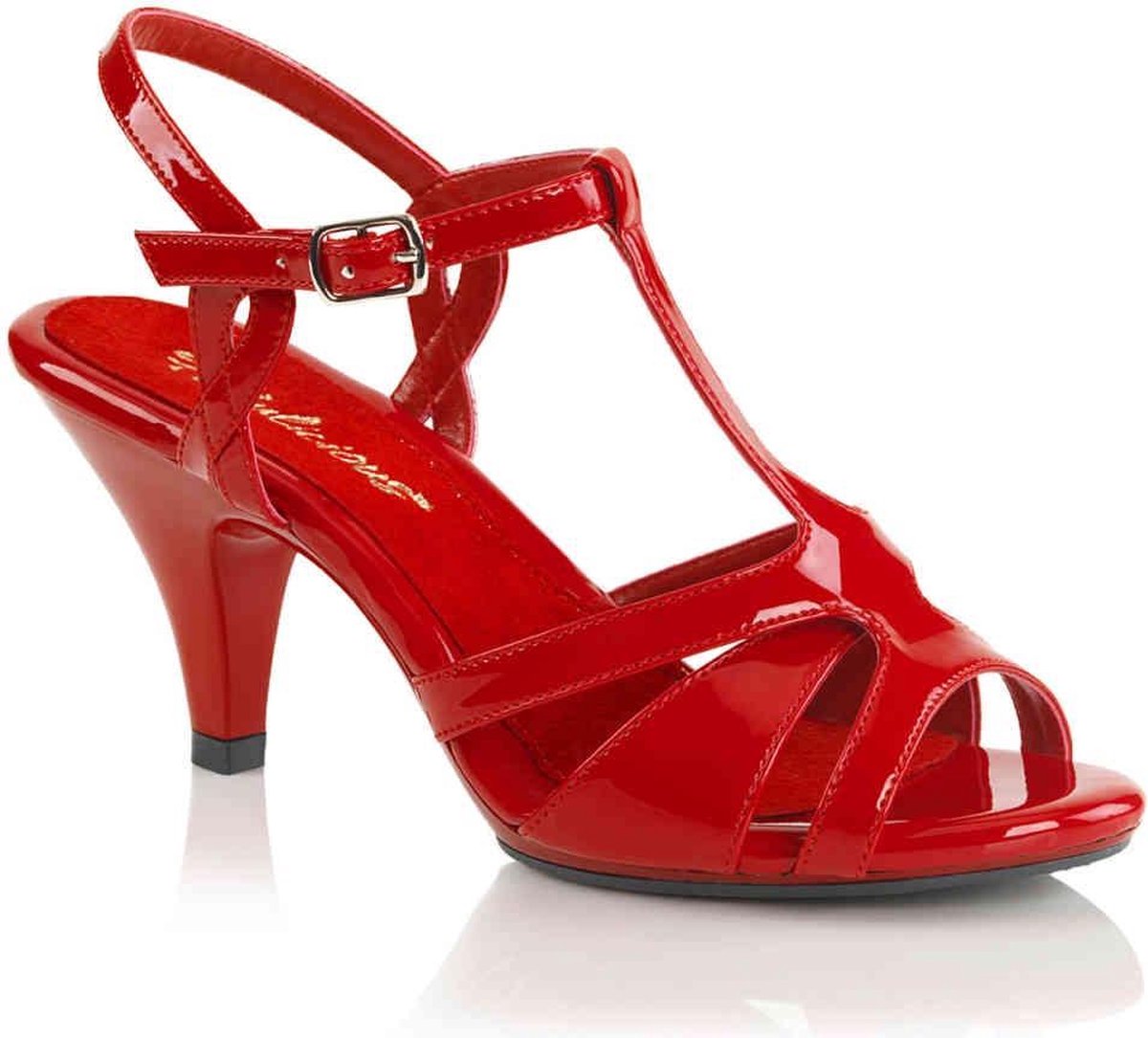 Fabulicious Hoge hakken -35 Shoes- BELLE-322 Rood