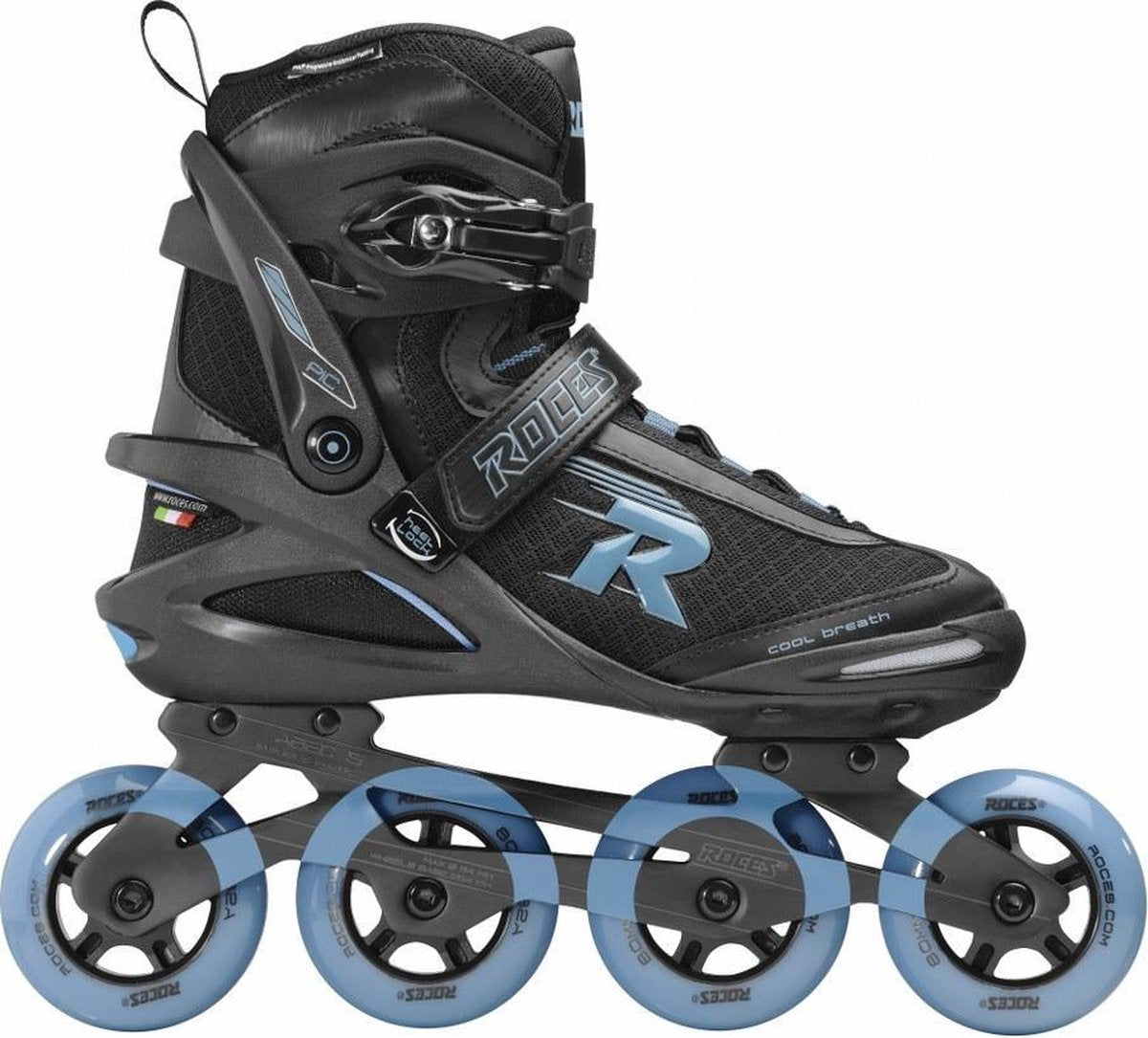 ROCES Inlineskates Dames PIC TIF 80 - Zwart/Blauw 39