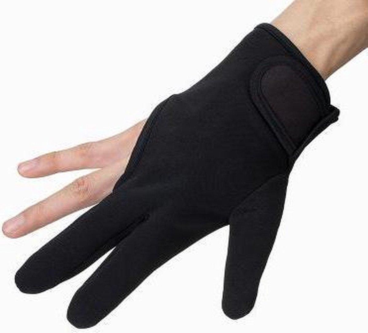 Doodadeals® Hittebestendige Handschoen Krultang – Stijltang Handschoen – 3 Vingers – Zwart – 1 stuk
