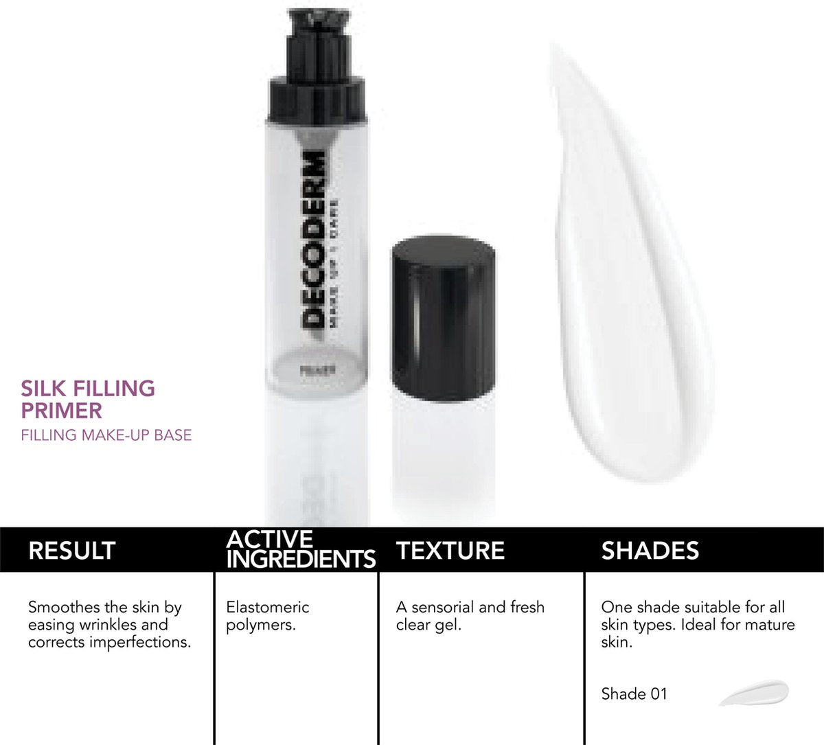 SILK FILLING PRIMER (filling make up base) 30ML