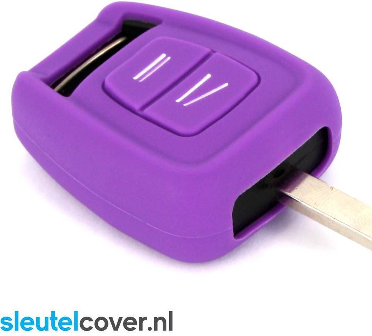 Opel SleutelCover - Paars / Silicone sleutelhoesje / beschermhoesje autosleutel