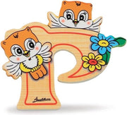 Alfabet letter hout groot P | Bartolucci