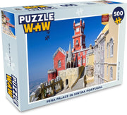 Puzzel - 500 stukjes - Pena Palace in Sintra Portugal
