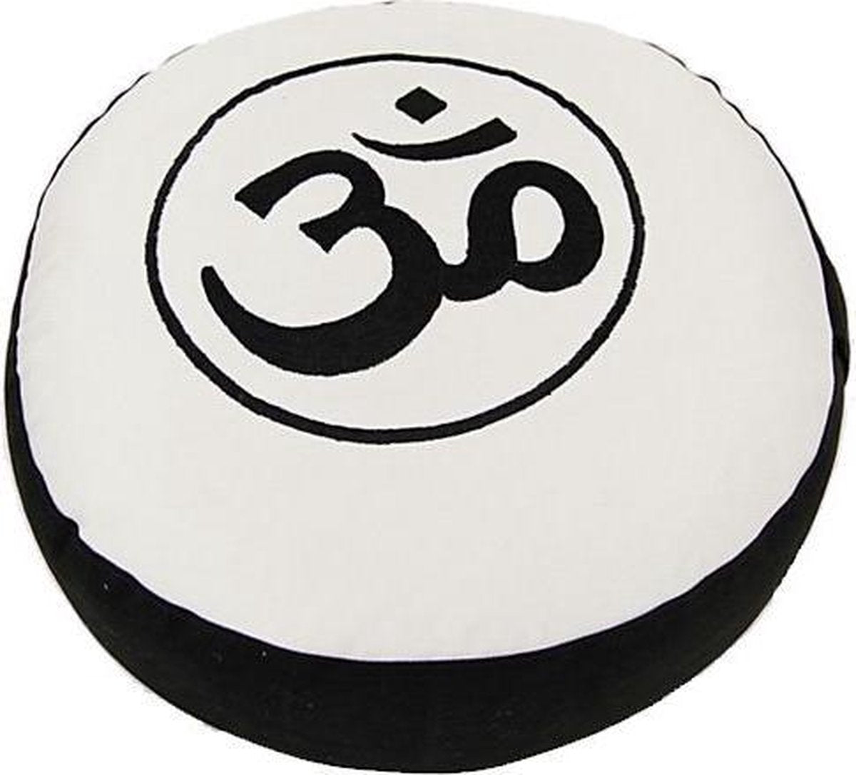 Meditatiekussen - Ohm - Zwart/Crème