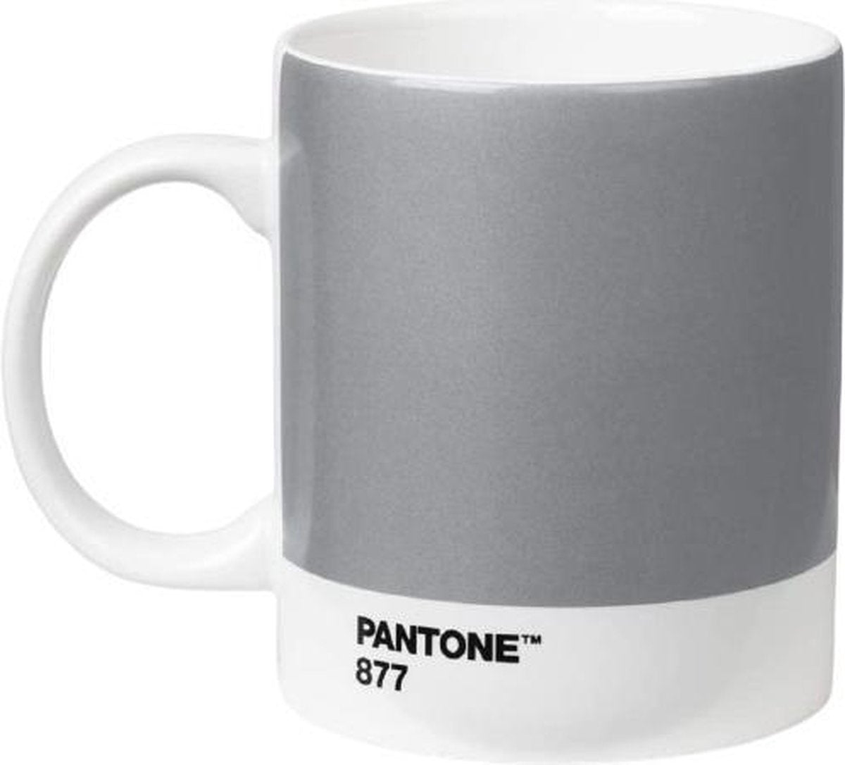 Pantone Mok 375 Ml Porselein Zilver