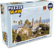 Puzzel Gran Canaria 500 stukjes - Het uitzicht op Vegueta in Gran Canaria