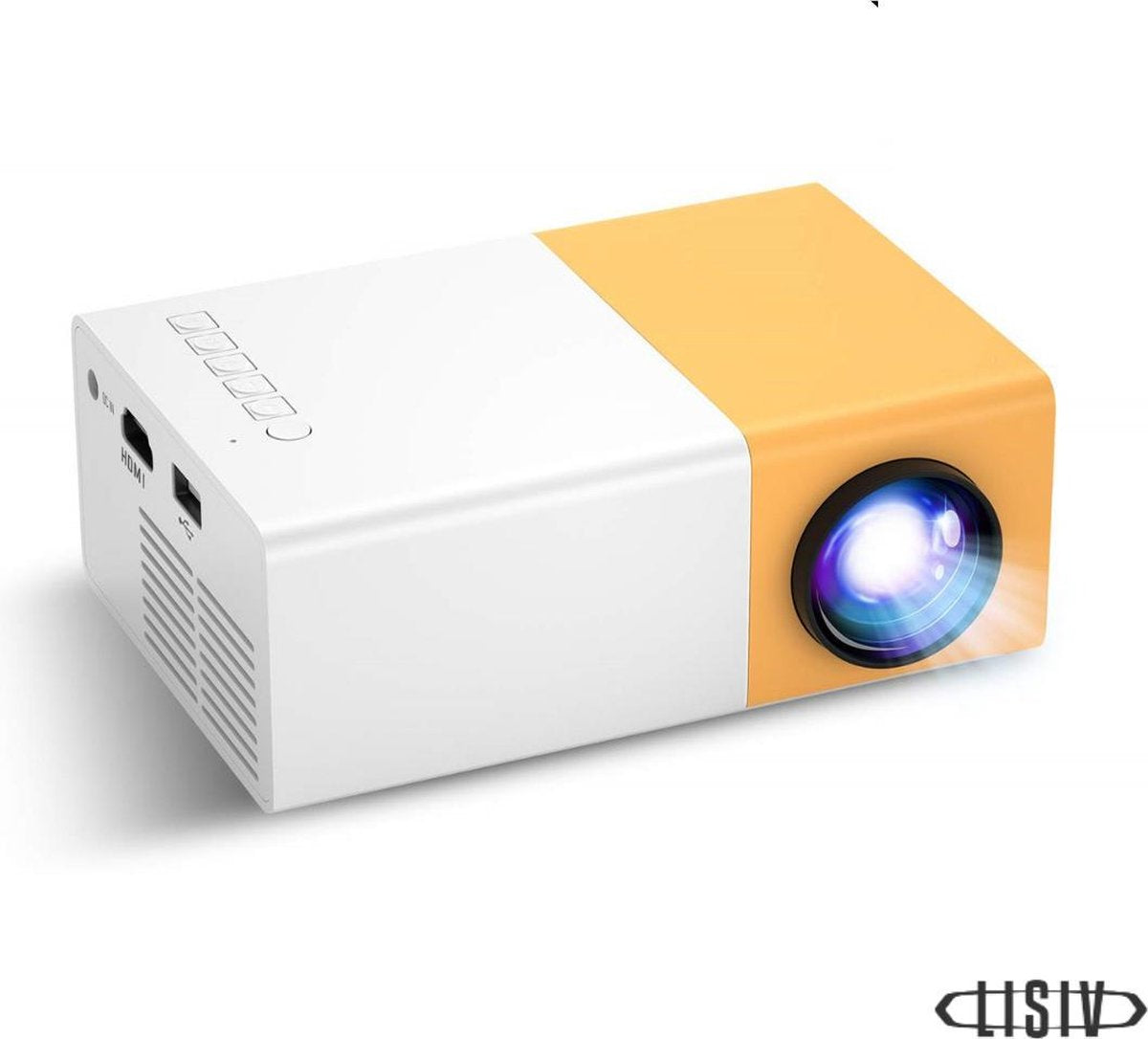 MIRO Mini Beamer Full HD 1080P - Mini Projector - NL Handleiding - Full HD 1080P - Mini beamer projector - Mini projector - Beamer mini - Beamer scherm - Portable - Presentaties / Films / Games - HDMI beamer - Pocket beamer - Beamer voor onderweg