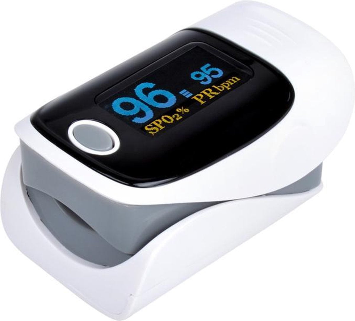 OPTIBLE - Hartslagmeter - Saturatiemeter - Zuurstofmeter - Pulse Oximeter - Vinger zuurstofmeter - Blauw