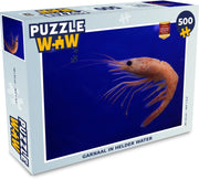 Puzzel Garnalen 500 stukjes - Garnaal in helder water