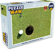 Puzzel 500 stukjes Golf - Golfbal dichtbij bij de hole  - PuzzleWow heeft +100000 puzzels