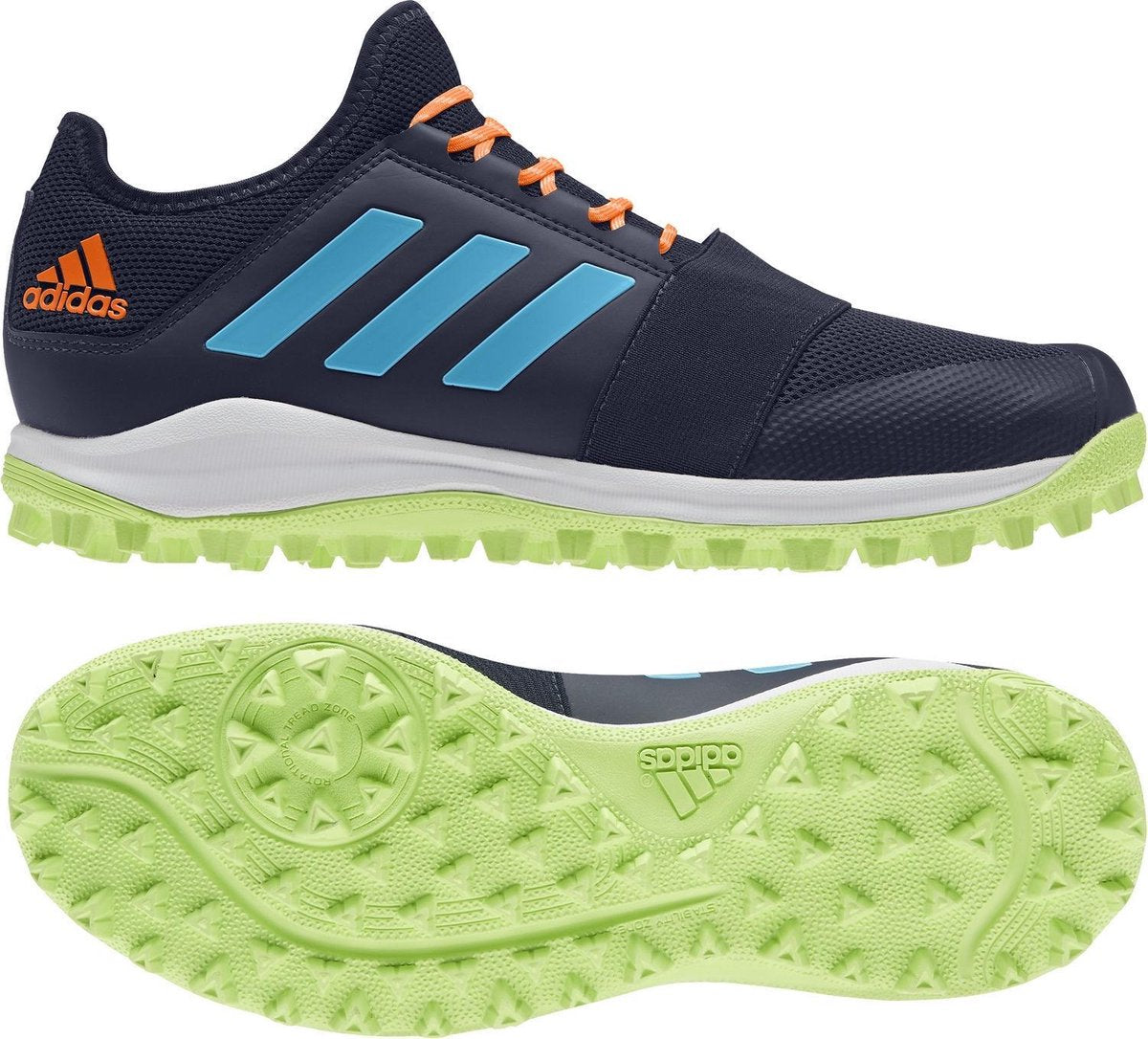 adidas Divox - blauw/groen - maat 38 2/3