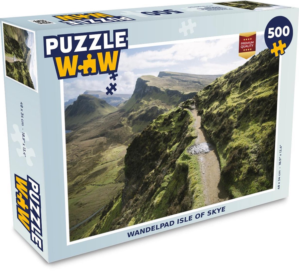 Puzzel 500 stukjes Isle of skye - Wandelpad Isle of Skye PuzzleWow heeft +100000 puzzels