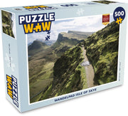 Puzzel 500 stukjes Isle of skye - Wandelpad Isle of Skye PuzzleWow heeft +100000 puzzels
