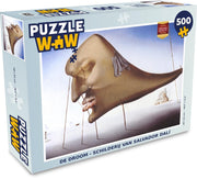 Puzzel 500 stukjes Salvador Dali - De droom - schilderij van Salvador Dalí puzzel 500 stukjes  - PuzzleWow heeft +100000 puzzels