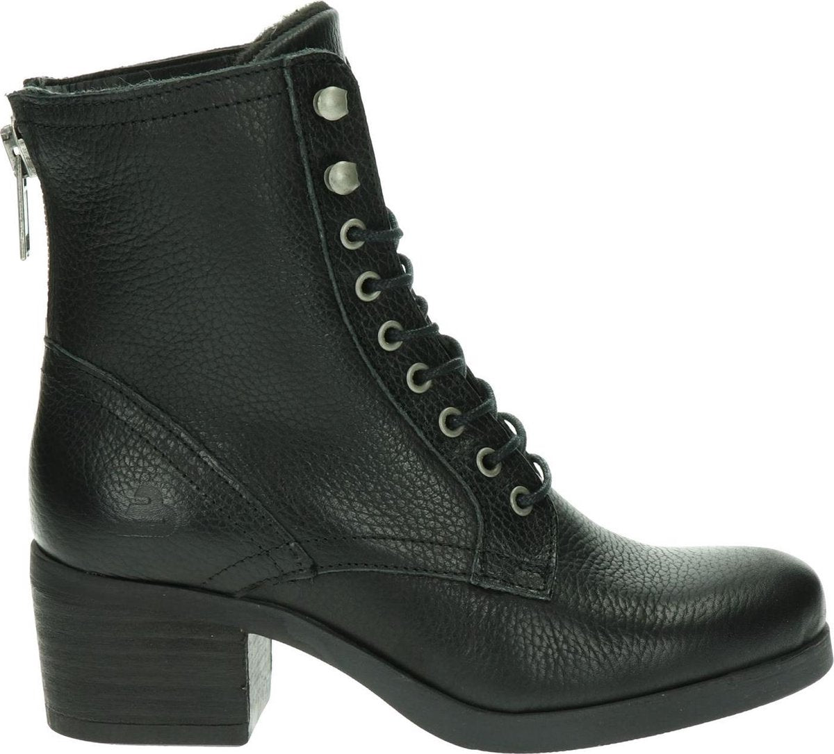 Bullboxer dames veterboot - Zwart - Maat 37