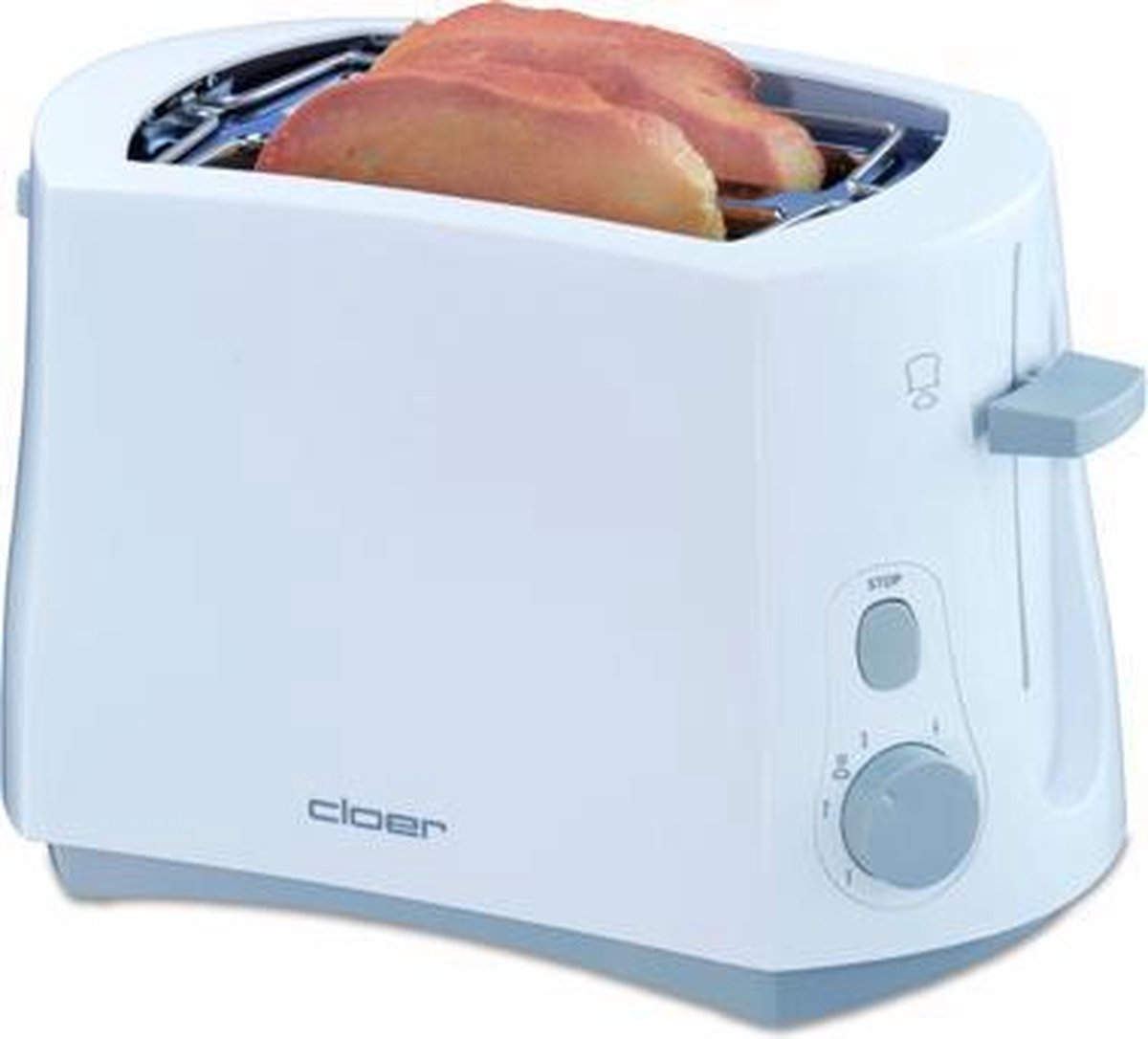 Cloer 331 2snede(n) 825W Wit broodrooster