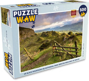 Puzzel 500 stukjes Brecon Beacons - De Black Mountains bij Nationaal park Brecon Beacons in Wales  - PuzzleWow heeft +100000 puzzels