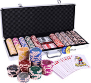 Qualux Pokerset – Poker – 500 Clay Chips– 13