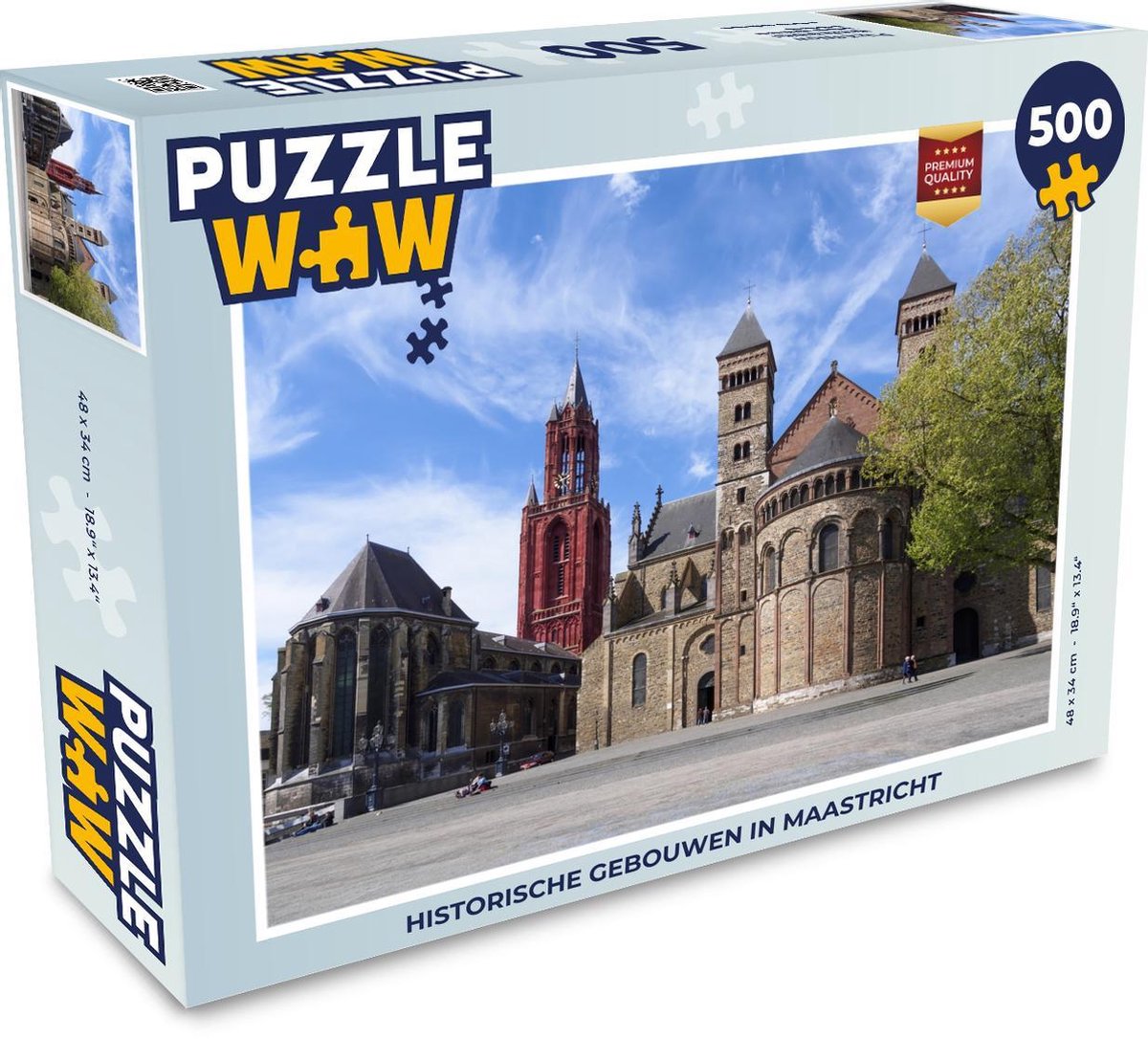 Puzzel 500 stukjes Maastricht - Historische gebouwen in Maastricht  - PuzzleWow heeft +100000 puzzels