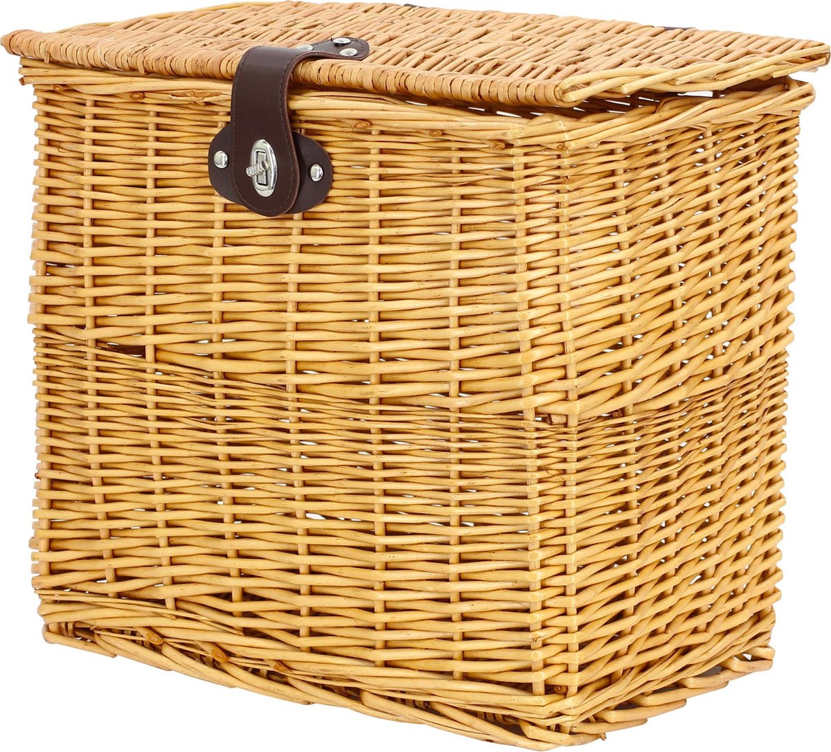AMIGO - Fietsmand - Type bakkersmand - 25.5 Liter - Lichtbruin