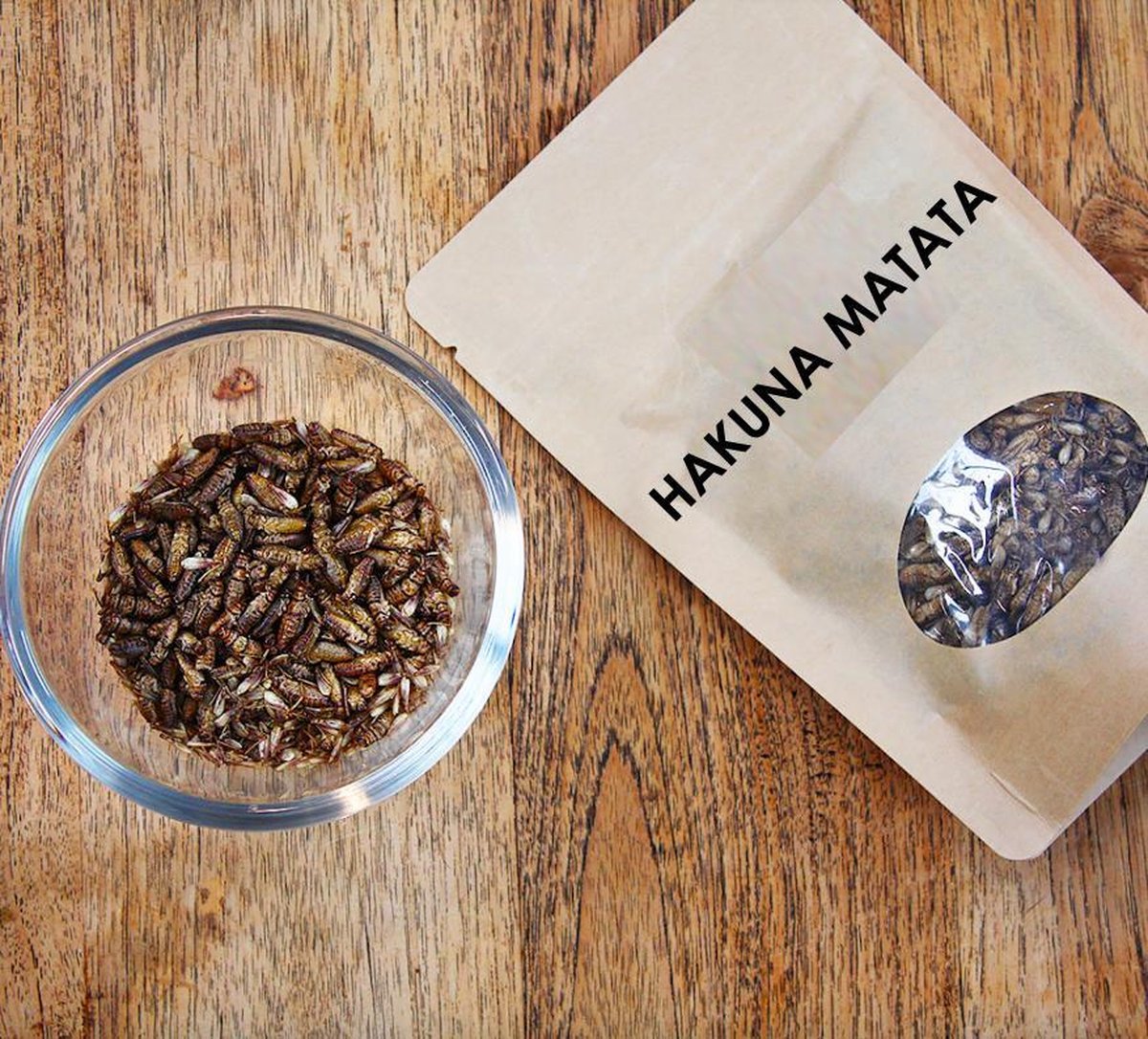 HAKUNA MATATA Gevriesdroogde Krekels 40 gram - Insecten - Protein - Duurzaam - Snacks