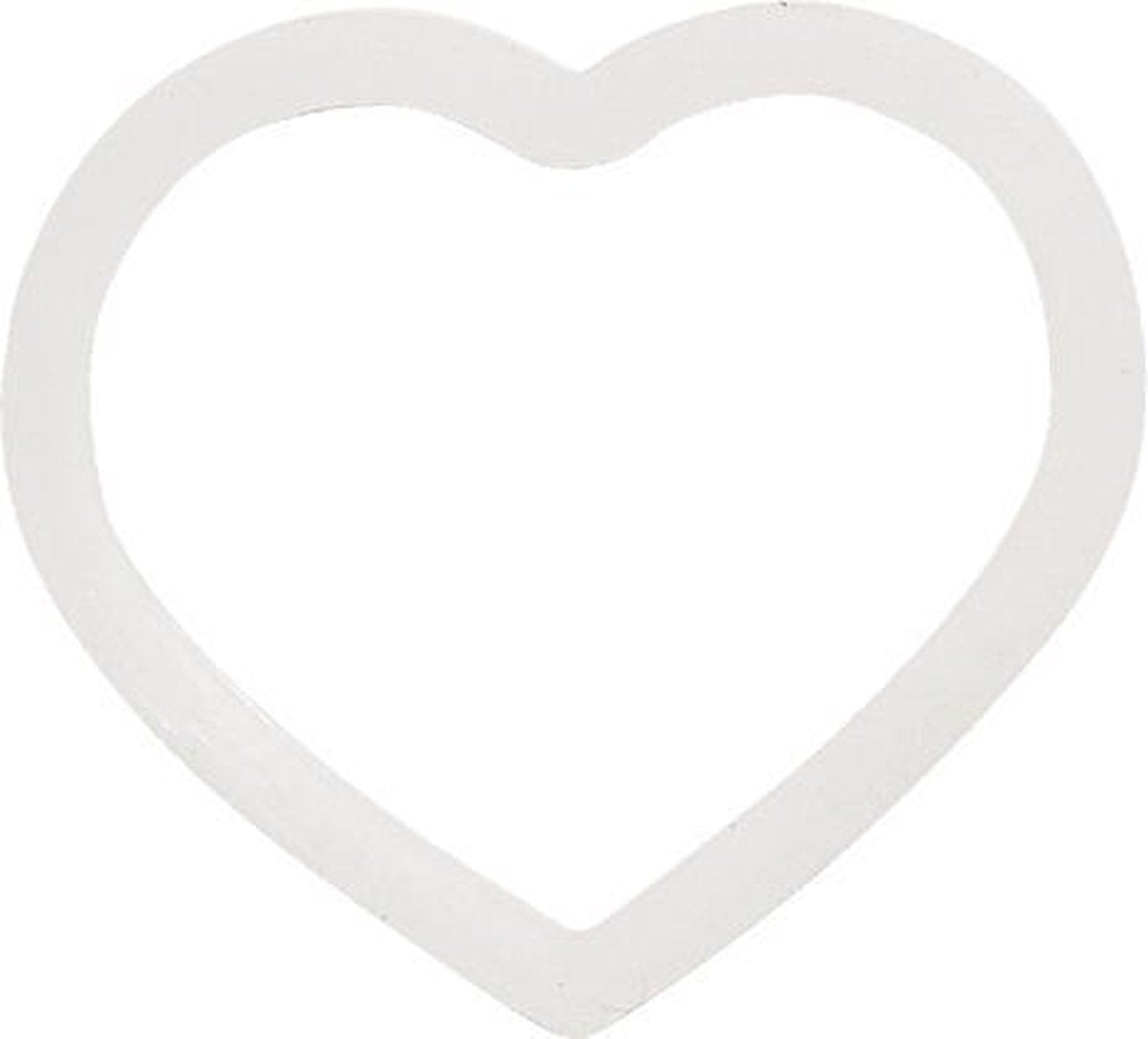 Hondenkeldertje - Dierenpenning | Silencer - Heart- Large | 38x32mm | inclusief verzendkosten | Past op Classic en Hi-Line
