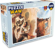 Puzzel 500 stukjes Salvador Dali - The Dream plaatst een hand op de schouder van een man - schilderij van Salvador Dalí puzzel 500 stukjes  - PuzzleWow heeft +100000 puzzels