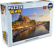 Puzzel 500 stukjes Menorca - Haven op Menorca PuzzleWow heeft +100000 puzzels