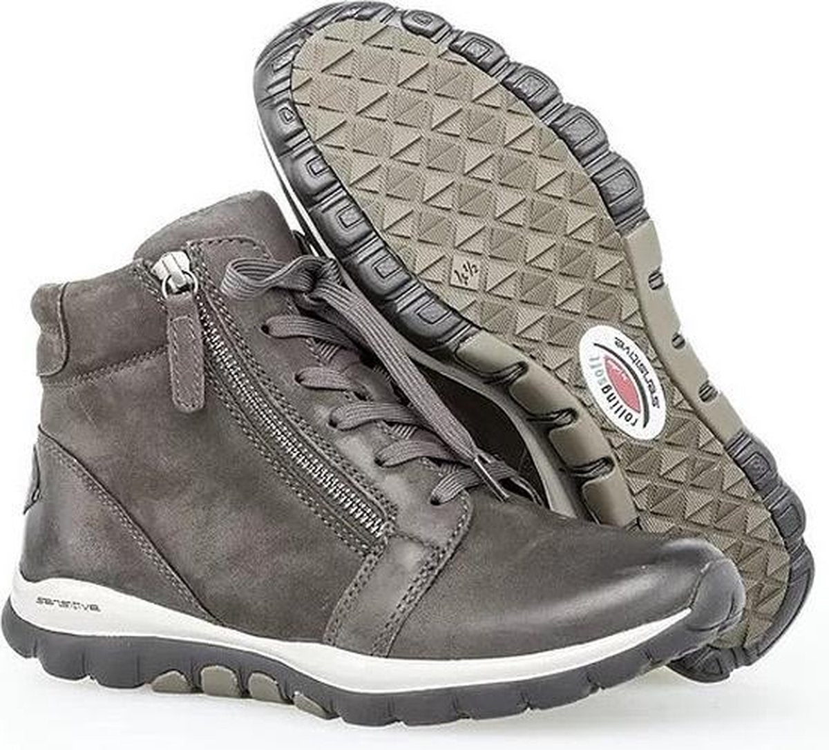 Gabor Rollingsoft 56.868.39 dames wandelschoen - grijs - maat 38