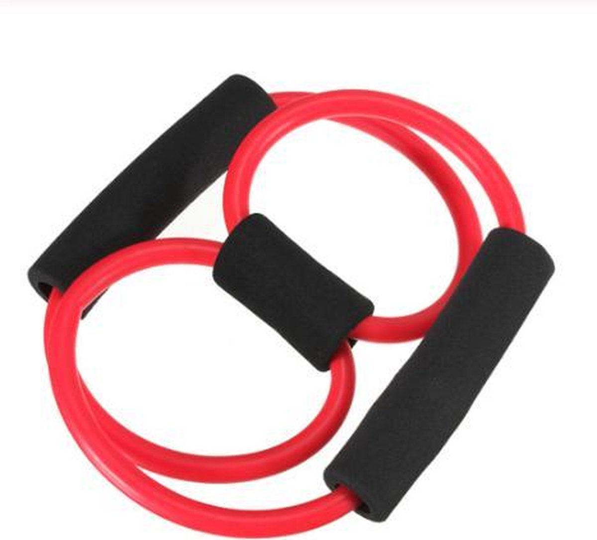 weerstandsband - Resistance band 5 kg - Fitness elastiek - Riem - Rood - fitness band - yoga band
