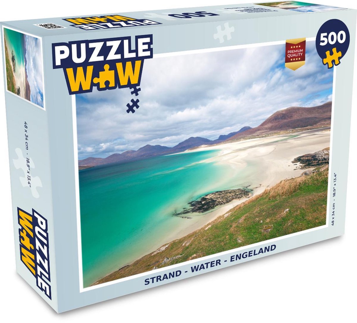 Puzzel - Puzzel 500 stukjes - Strand - Water - Engeland - Legpuzzel
