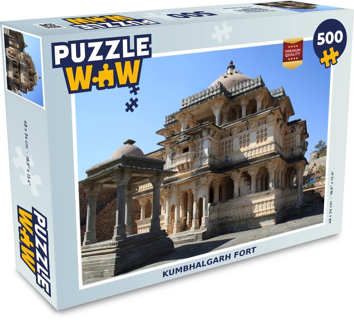 Puzzel 500 stukjes Fort - Kumbhalgarh fort PuzzleWow heeft +100000 puzzels