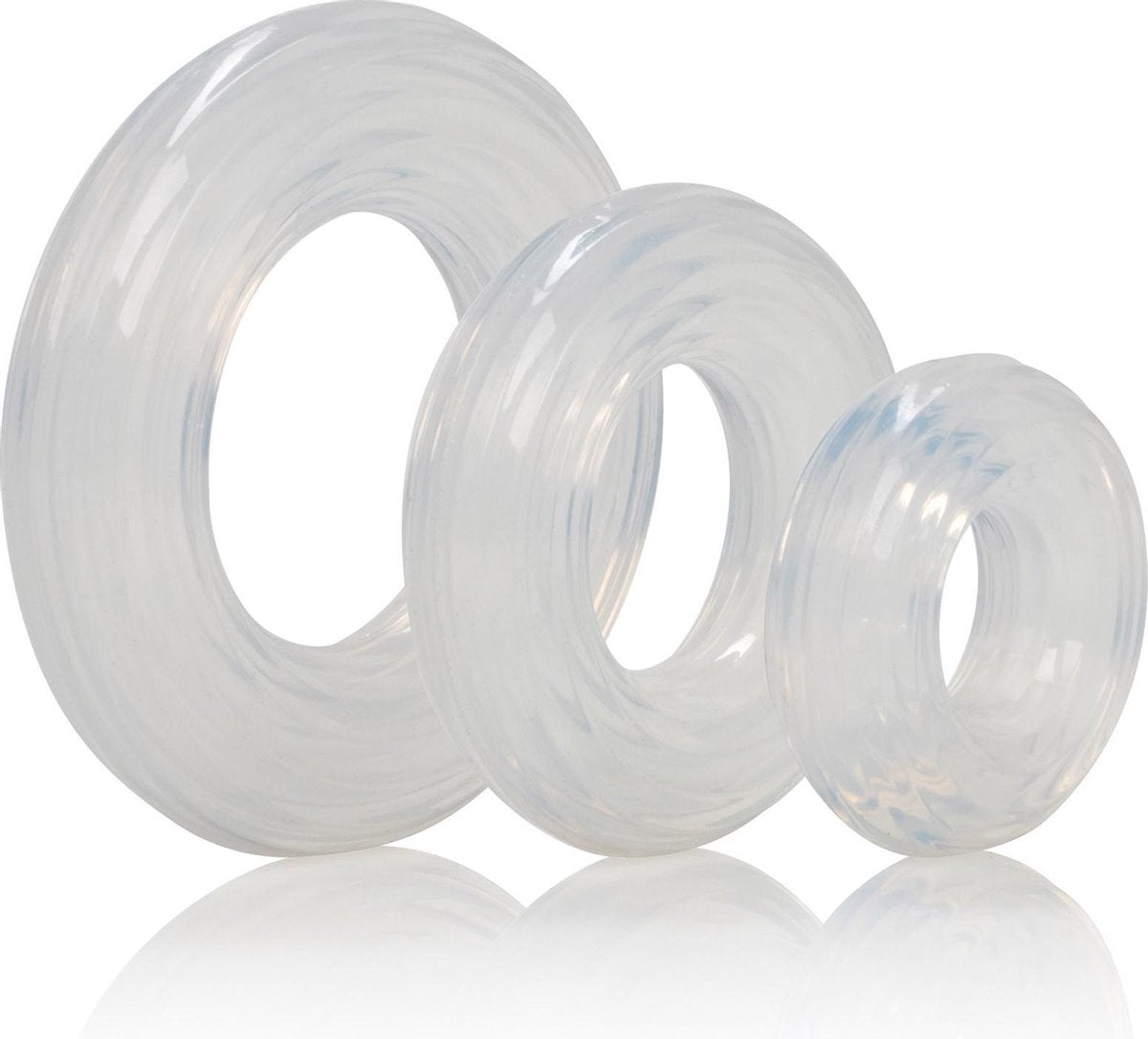Premium Silicone Ring Set - Clear