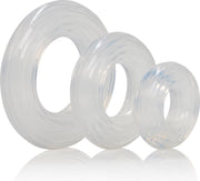 Premium Silicone Ring Set - Clear