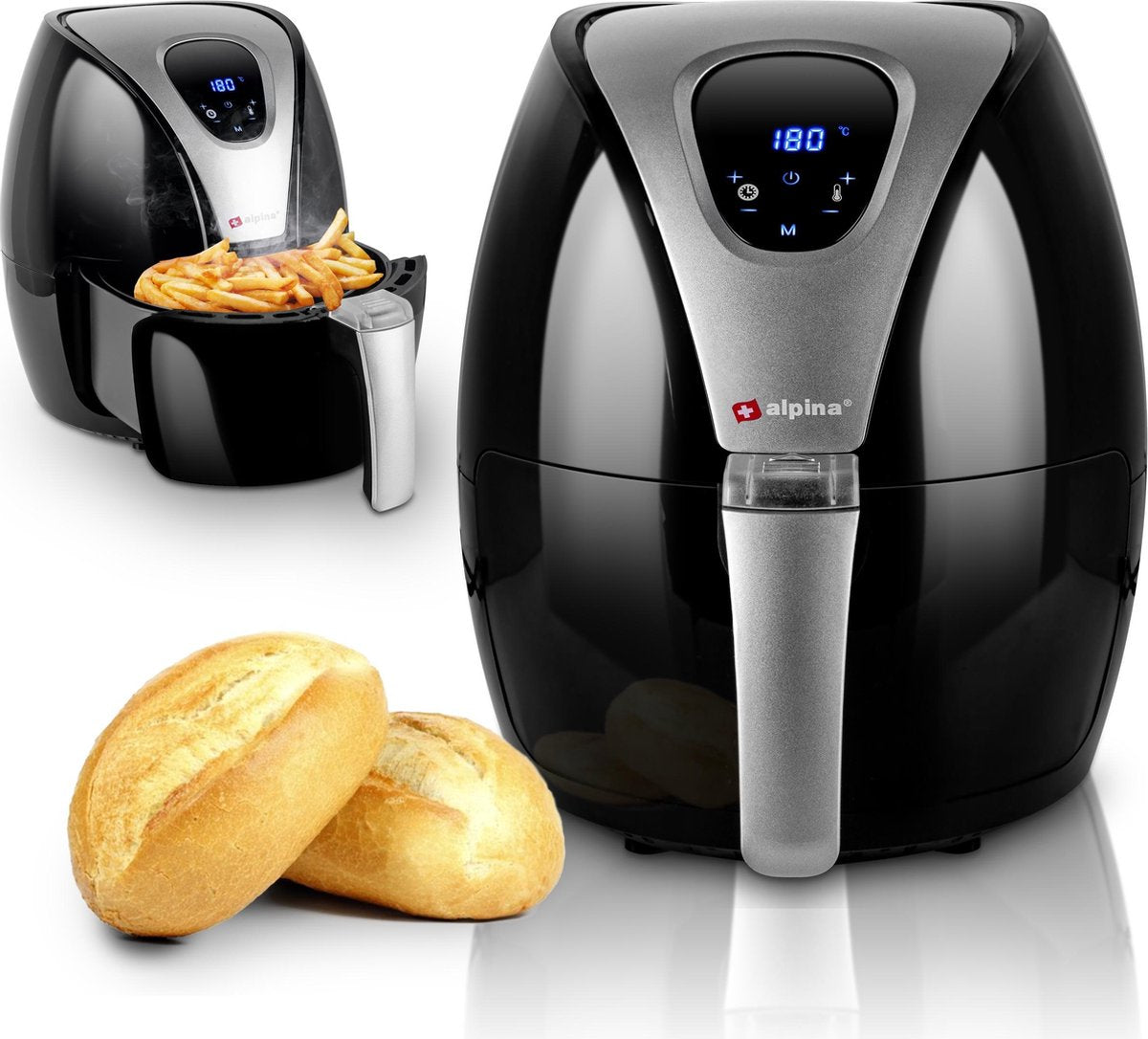 Alpina Airfryer - Hetelucht Friteuse L - 2