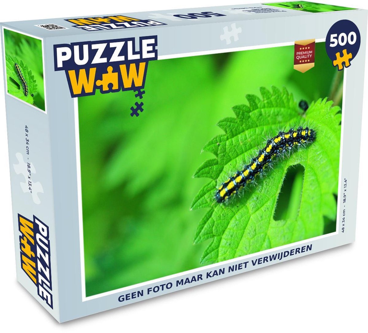 Puzzel Rupsen 500 stukjes - Geen foto maar kan niet verwijderen