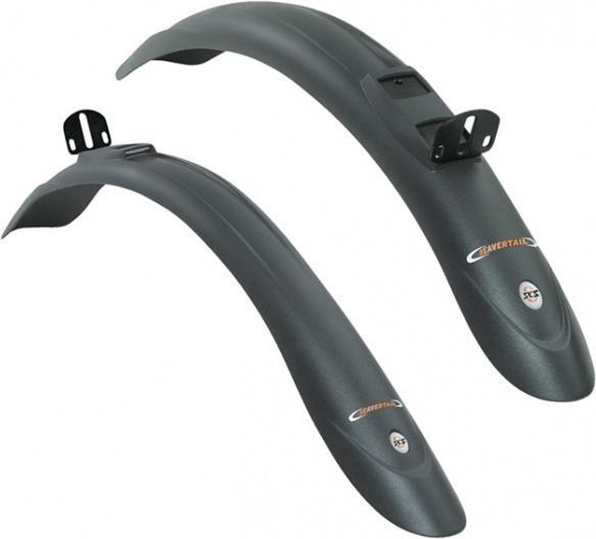 SKS Beavertail  - Spatbordenset - 26/28 inch - Verende voorvork - Zwart