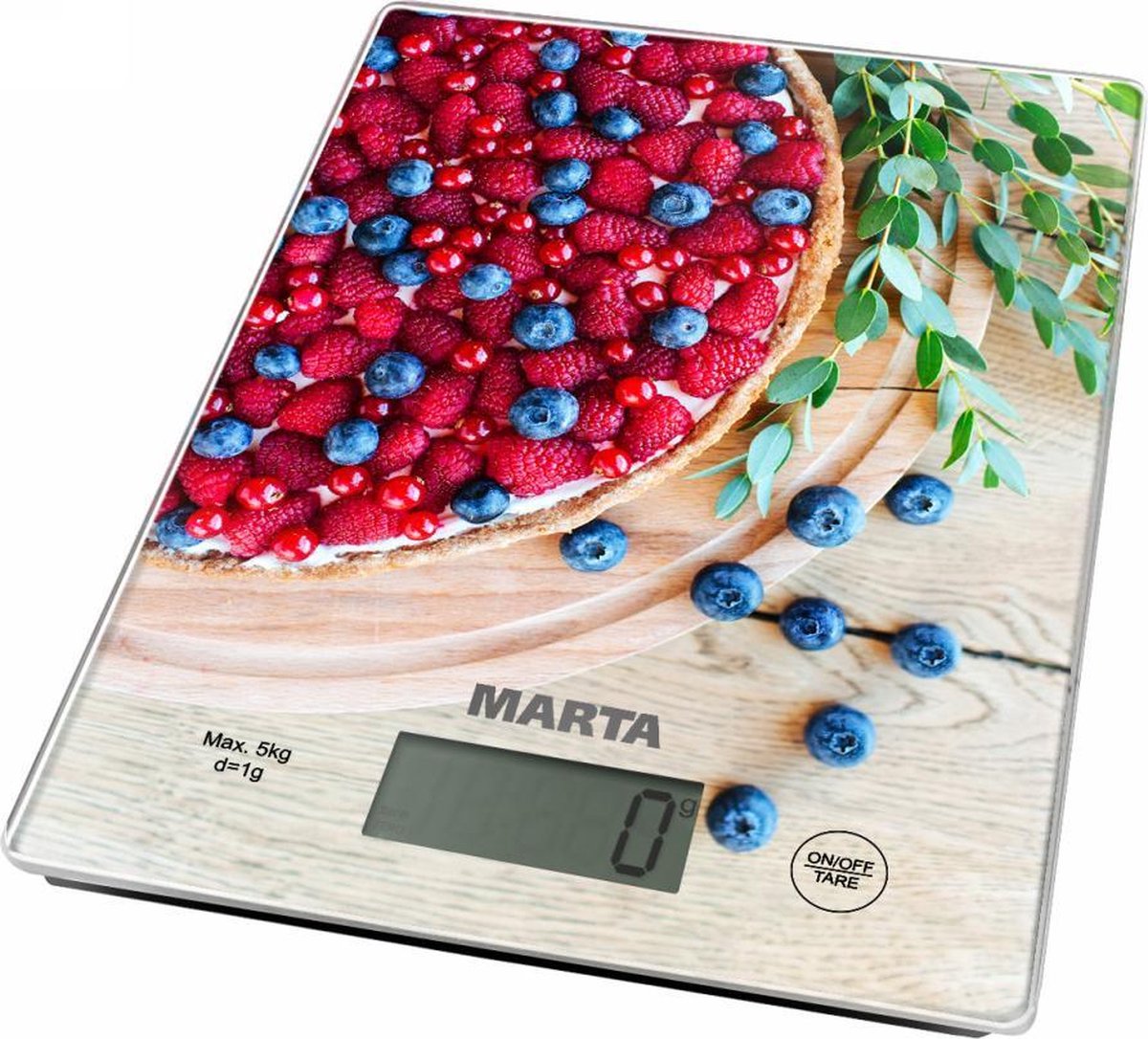 MARTA MT-1634 Keukenweegschaal|5kg|berry pie