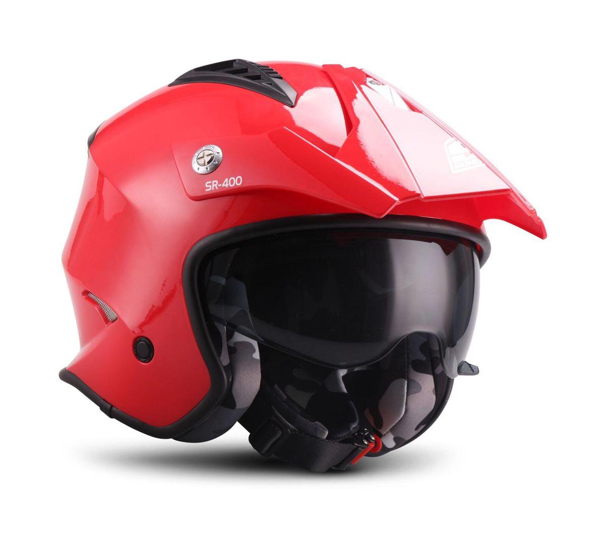 SOXON SR-401 Mono Rood - jethelm