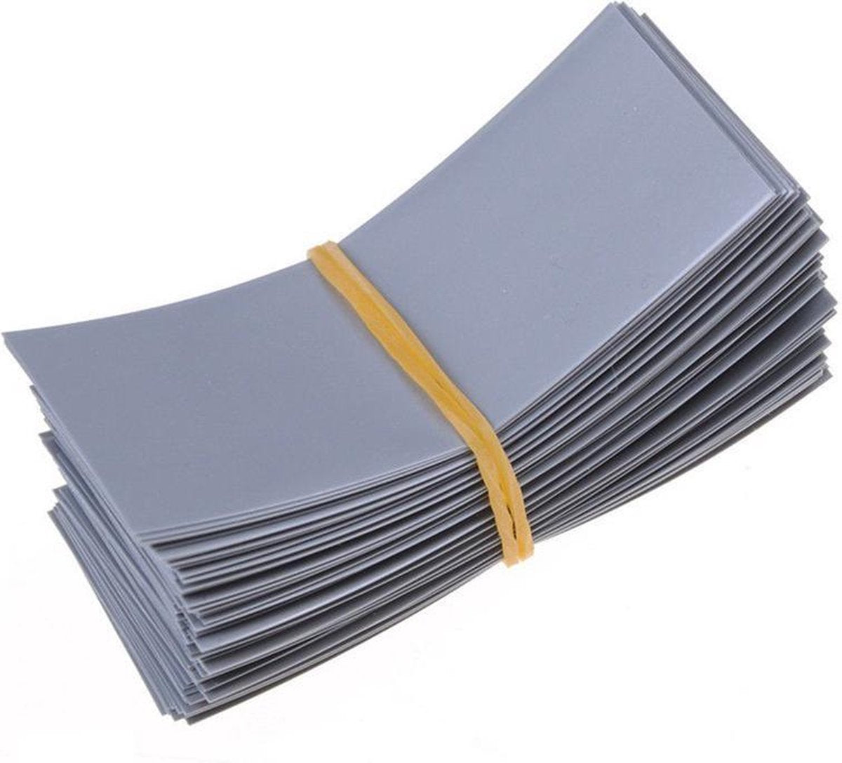 Grijs - 50 Stuks 72/30mm 18650 Batterij PVC Krimpkous Tube Wrap