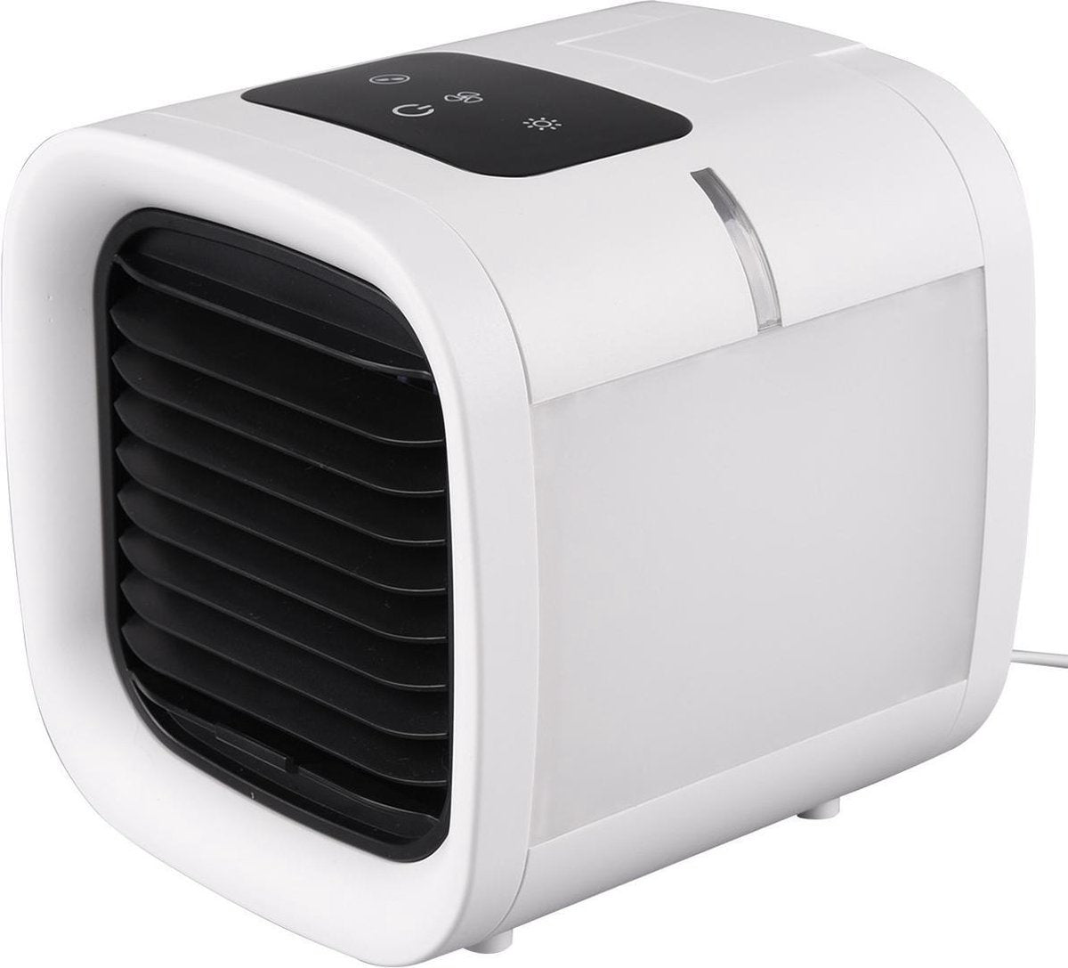 Ventilator - Torna Briskon - Luchtkoeler - Afstandsbediening - Timer - Staand - Vierkant - Mat Wit - Kunststof