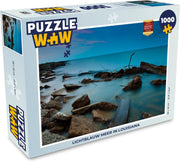 Puzzel 1000 stukjes volwassenen Louisiana 1000 stukjes - Lichtblauw meer in Louisiana  - PuzzleWow heeft +100000 puzzels