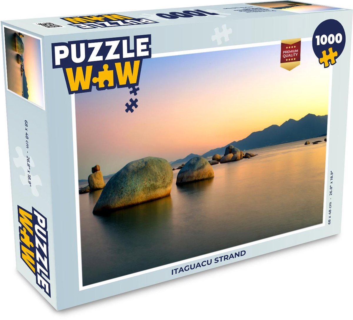 Puzzel 1000 stukjes volwassenen Brazilie 1000 stukjes - Itaguacu strand  - PuzzleWow heeft +100000 puzzels