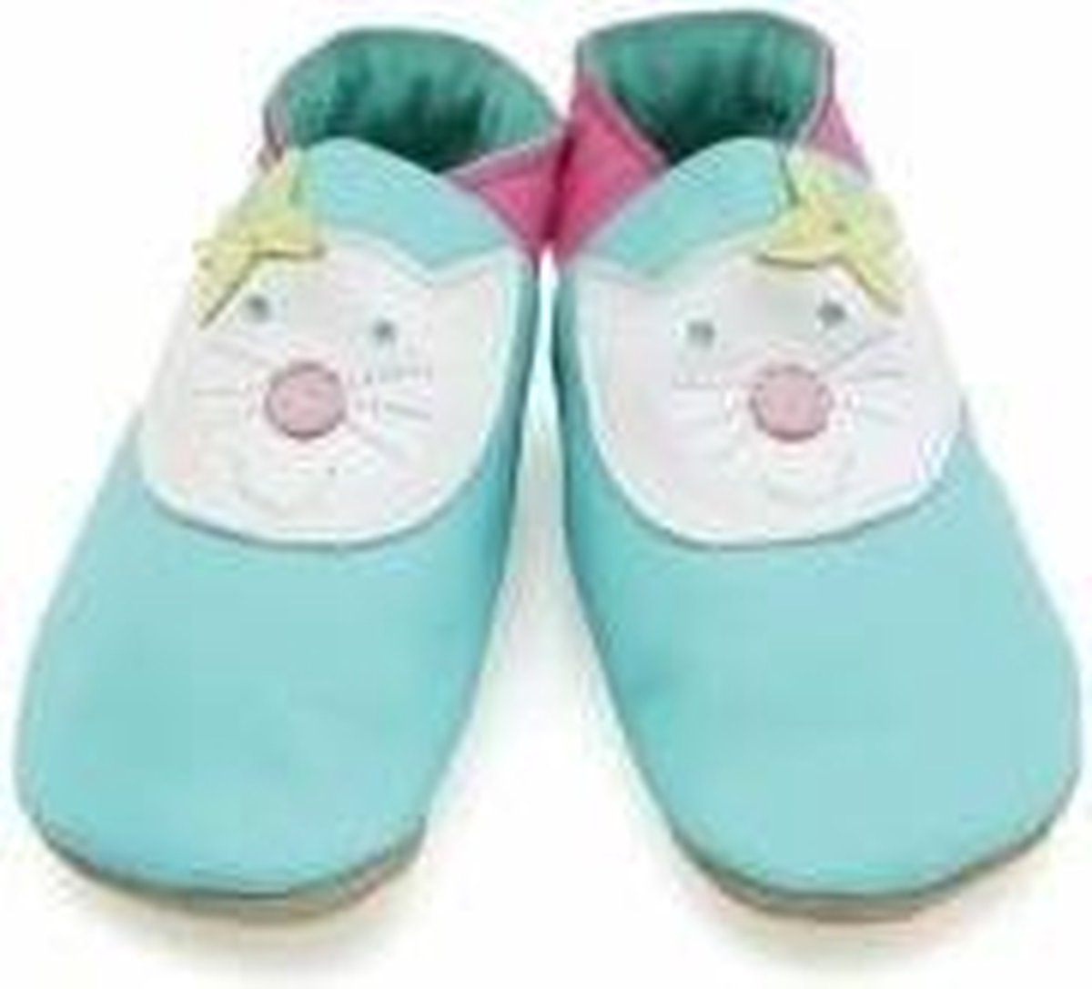 babyslofjes happy cat turquoise Maat: 2XL (165 cm)