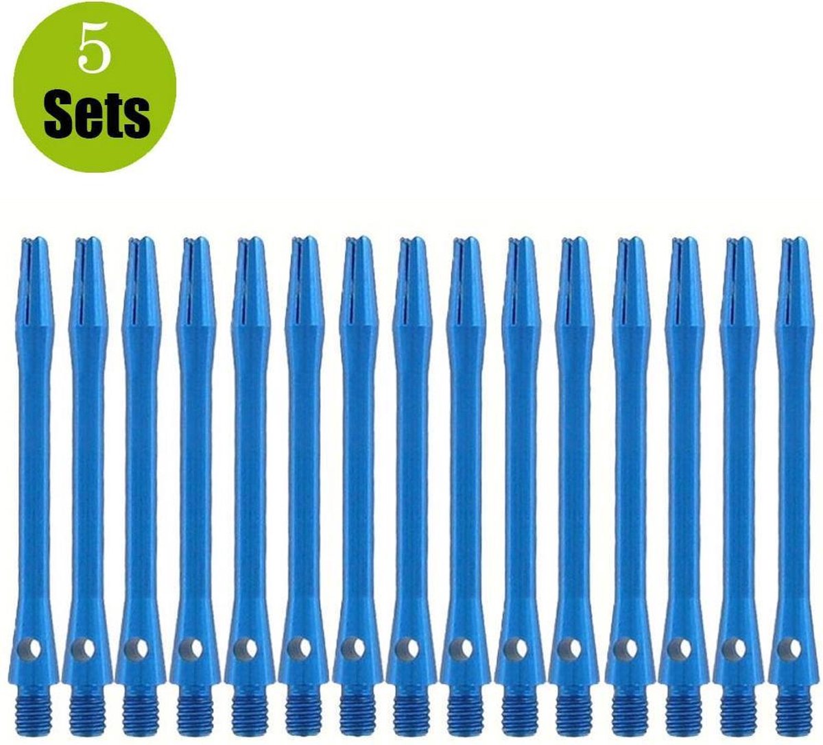 Aluminium Dart Shafts - Blauw - Short - (5 Sets)