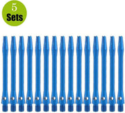 Aluminium Dart Shafts - Blauw - Short - (5 Sets)