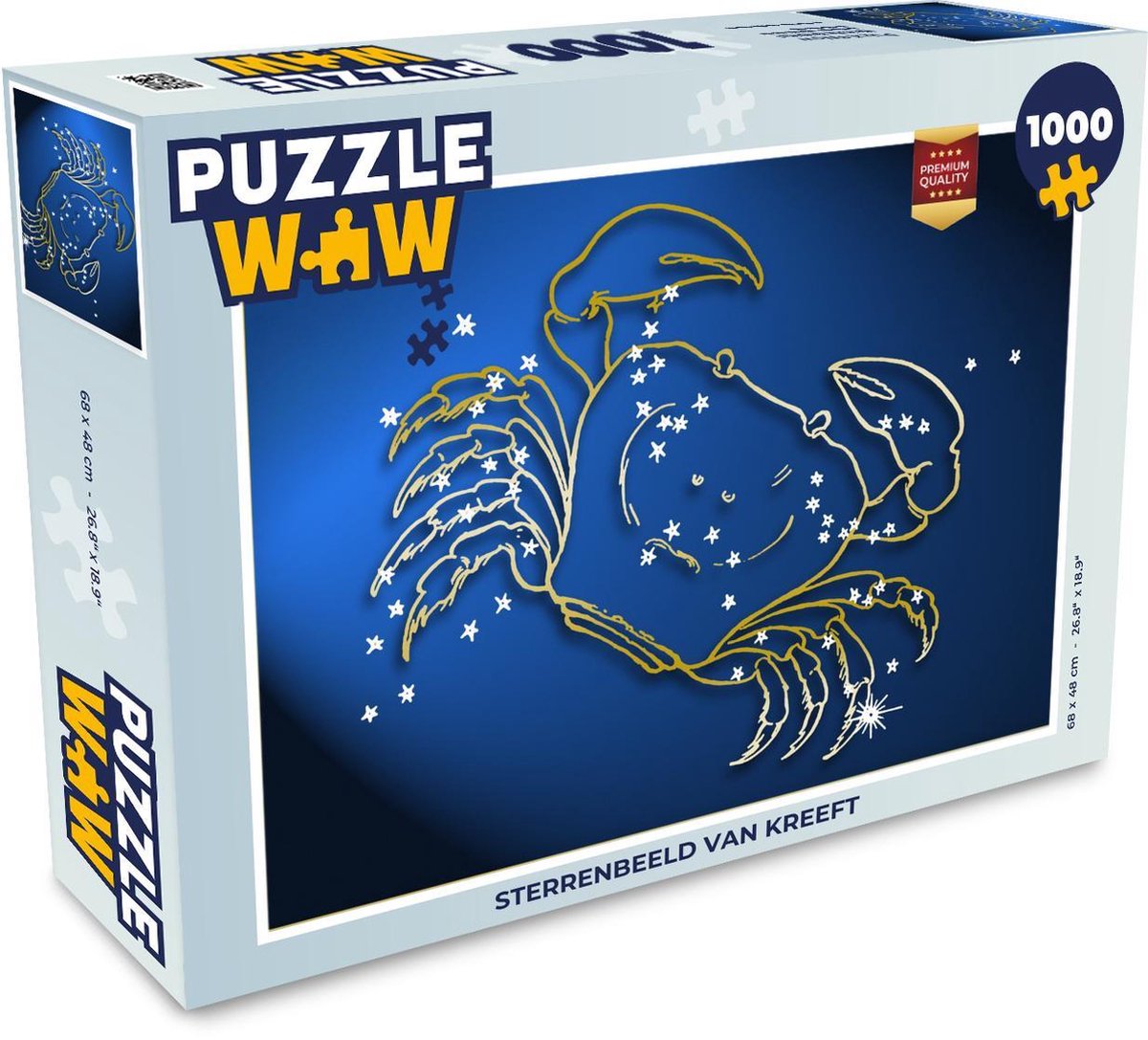 Puzzel 1000 stukjes volwassenen Sterrenbeelden 1000 stukjes - Sterrenbeeld van Kreeft  - PuzzleWow heeft +100000 puzzels